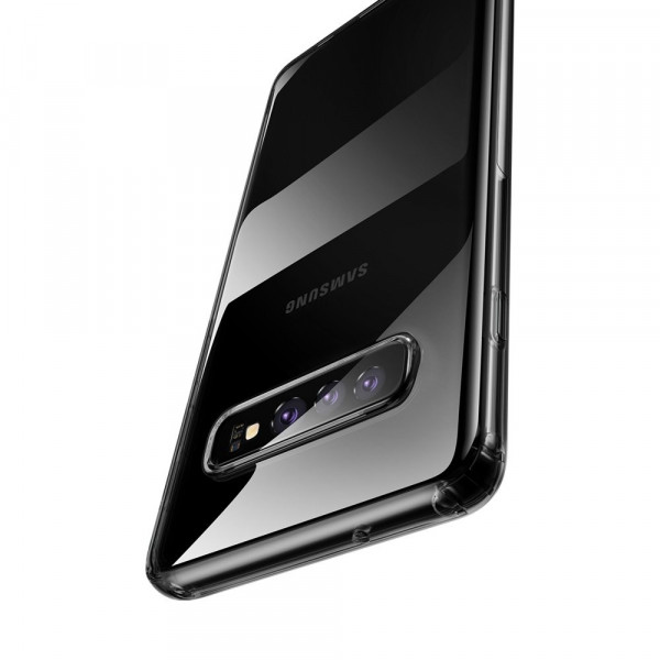 Baseus Simple Series Case Transparent Gel TPU Cover for Samsung Galaxy S10 transparent