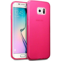 Θήκη Σιλικόνης Για Samsung Galaxy S6 Edge Ροζ