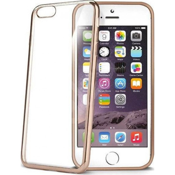 Celly Cover Case Laser iPhone 7/8 Plus - Gold (LASER801GD)
