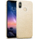 Back Cover Σιλικόνης με Glitter Για Xiaomi Redmi Note 7/7 Pro Gold