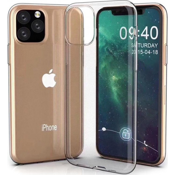 Θήκη Σιλικόνης 1mm Για Apple iPhone 11 Pro Max Διάφανη