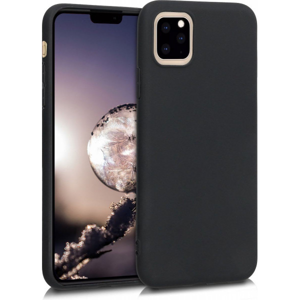 Θήκη Σιλικόνης Για Apple iPhone 11 Pro Max Μαύρη