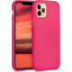 Θήκη Σιλικόνης Με επένδυση Για Apple iPhone 11 Pro Max Pink