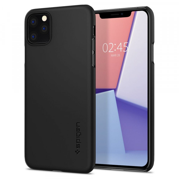 Θήκη Spigen Thin Fit Apple iPhone 11 Pro Max  Black (075CS27127)