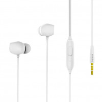 Remax RM-550 Earphones In-ear Headphones with Remote Control and Microphone white