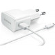Samsung micro USB Cable & Wall Adapter Λευκό (ETA-U90EW & ECB-DU4AWE)