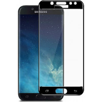 Full Face Tempered glass / Αντιχαρακτικό Γυαλί Πλήρους Οθόνης 5D - 9H Για Samsung Galaxy J3 2017 Μαύρο