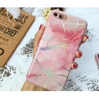 Θήκη Σιλικόνης Marble Για Samsung Galaxy S8 Plus Ροζ-Ασημί