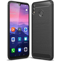 Θήκη Σιλικόνης Carbon Για Huawei P Smart 2019 /Honor 10 Lite Μαύρη