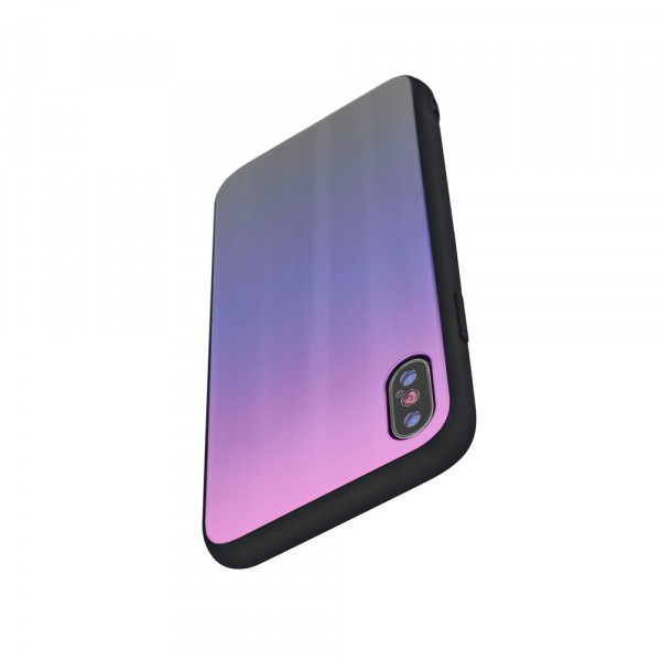 Θήκη Aurora Glass Για Huawei P30 Pro Ροζ-Μαύρη