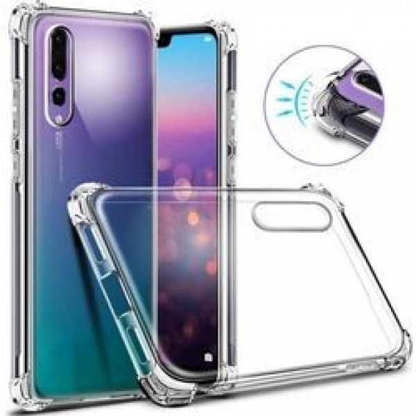 Θήκη Σιλικόνης Anti Shock (0.5mm) Για Huawei P20 Διάφανη