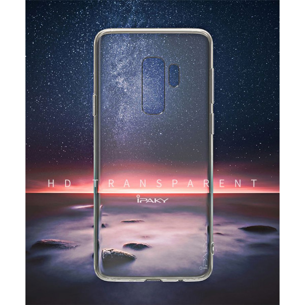 iPaky Effort TPU cover + Screen Protector for Samsung Galaxy S9 Plus G965 transparent