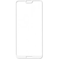 Full Face Tempered glass / Αντιχαρακτικό Γυαλί Πλήρους Οθόνης 5D - 9H Για Huawei P20 Lite Άσπρο
