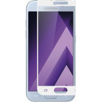 Full Face Tempered glass / Αντιχαρακτικό Γυαλί Πλήρους Οθόνης 5D - 9H Για Samsung Galaxy A5 (2017) Άσπρο