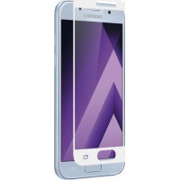 Full Face Tempered glass / Αντιχαρακτικό Γυαλί Πλήρους Οθόνης 5D - 9H Για Samsung Galaxy A5 (2017) Άσπρο