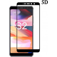 Full Face Tempered glass / Αντιχαρακτικό Γυαλί Πλήρους Οθόνης 5D - 9H Για Xiaomi Redmi S2 Μαύρο