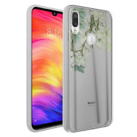Θήκη Σιλικόνης Για Xiaomi Redmi Note 7/7 Pro Floral Jasmine