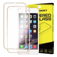 Wozinsky Full Tempered Glass + Back Cover with Aluminum Frame for iPhone 6S Plus / 6 Plus Χρυσό
