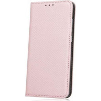 Θήκη Βιβλίο Smart Magnet Για Xiaomi Redmi Note 7/7 Pro Ροζ-Χρυσή