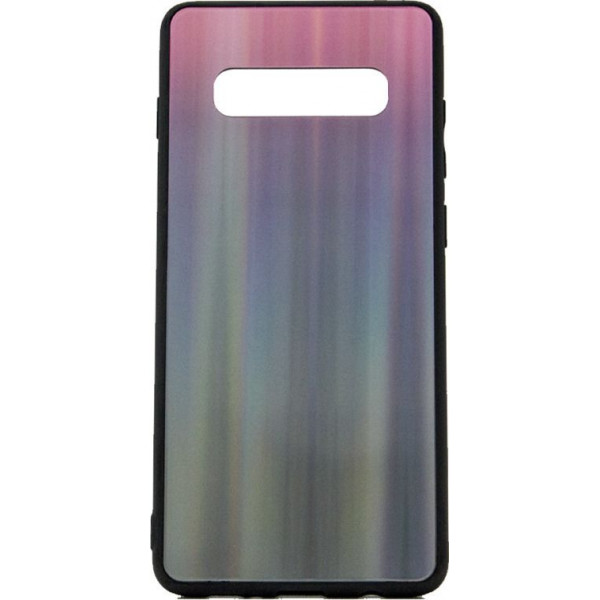 Θήκη Aurora Glass Για Samsung S10 Plus - Ροζ / Μαύρη