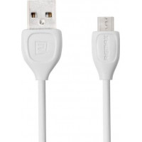 Remax Regular USB 2.0 to micro USB Cable Λευκό 1m (Lesu)
