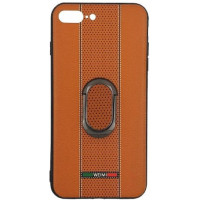 Θήκη πλάτης TPU Weimi με περιστροφικό Stand 360 για iPhone 7 plus/8 plus (5.5) - Χρώμα: Πορτοκαλί