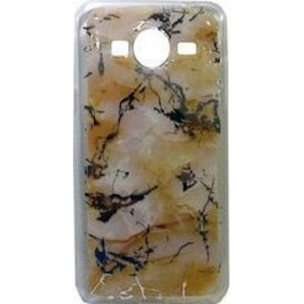 Back Cover Σιλικόνης Marble Για Samsung Galaxy S8 Plus Χρυσό Ασημί