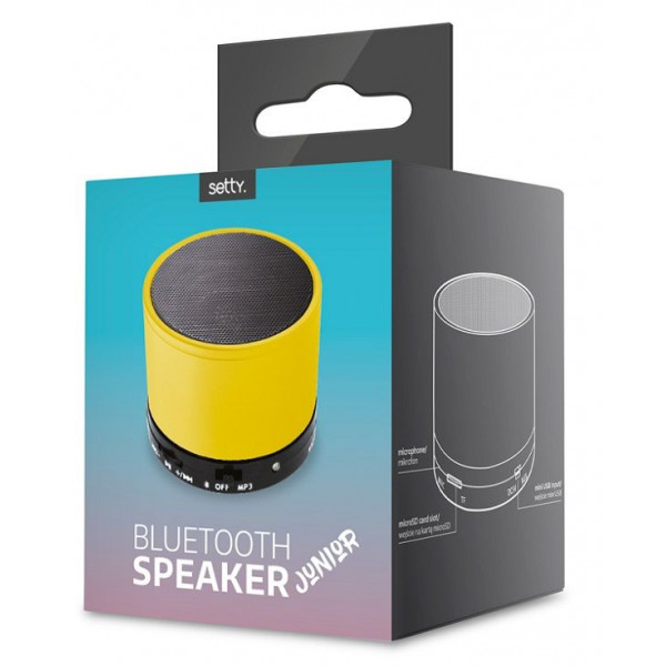 Setty Junior Bluetooth Speaker – Κίτρινο