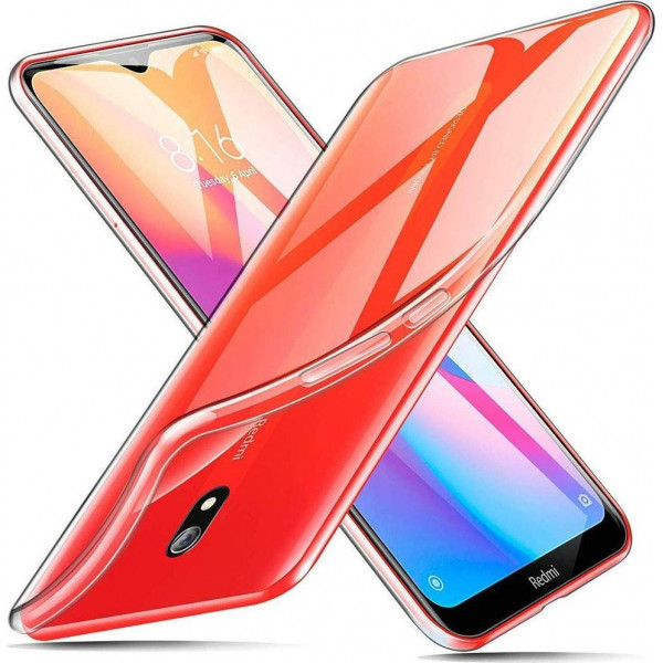 Θήκη Σιλικόνης Για Xiaomi Redmi 8/8A Διάφανη