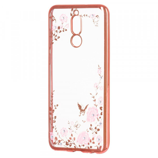 Θήκη Bloomy Stylish TPU Gel Case Flower Για Huawei Mate 10 Lite Ροζ