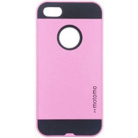 Θήκη Motomo Slim Aluminium για iPhone 5 / 5S / SE - Χρώμα: Ροζ