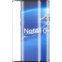 Full Face Tempered glass / Αντιχαρακτικό Γυαλί Πλήρους Οθόνης 5D - 9H Για Galaxy Note 10 Plus Μαύρο