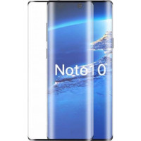 Full Face Tempered glass / Αντιχαρακτικό Γυαλί Πλήρους Οθόνης 5D - 9H Για Galaxy Note 10 Μαύρο