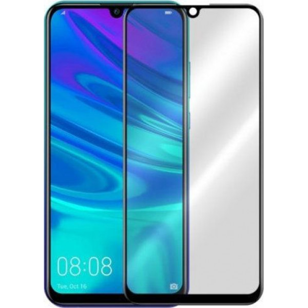 Full Face Tempered glass / Αντιχαρακτικό Γυαλί Πλήρους Οθόνης 5D - 9H Για Huawei P Smart 2019 Μαύρο