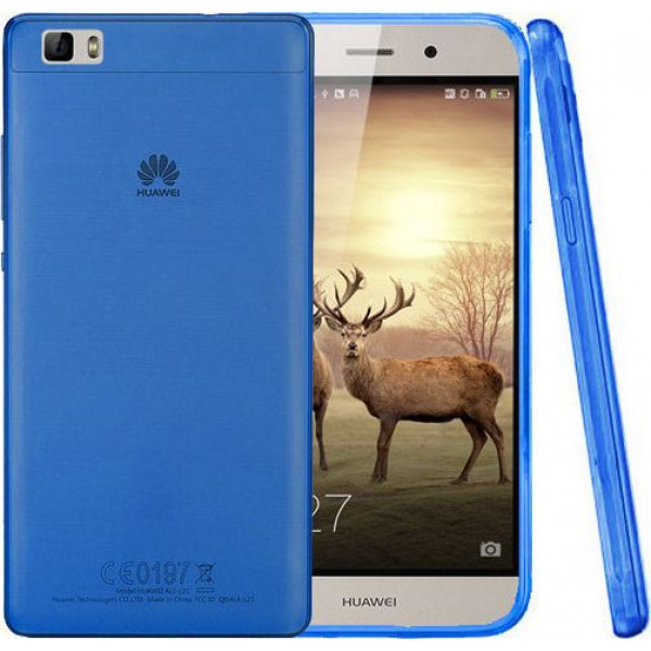 Θήκη Σιλικόνης Για Huawei P8 Lite (2017) Μπλε