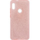 Back Cover Σιλικόνης με Glitter Για Xiaomi Redmi Note 7/7 Pro Ροζ