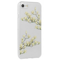 Θήκη Σιλικόνης Floral Για Samsung Galaxy J7 2017 Magnolia