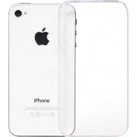 Θήκη Σιλικόνης Για Apple iPhone 4/4s/4G Διάφανη