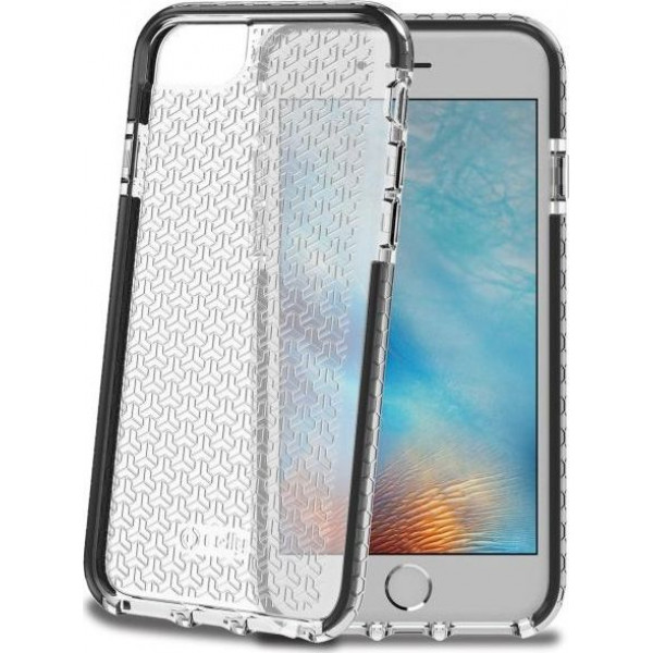 Celly Hexagon Case Apple iPhone 6/6s/7/8 - Black (HEXAGON800BK)