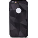 Θήκη TPU Σιλικόνης Geometric Style Shine για iPhone XS Max - Μαύρη