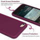 Θήκη Σιλικόνης Microfiber Για iPhone 6/6S burgundy