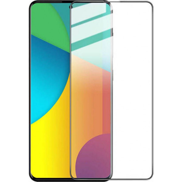 Full Face Tempered glass / Αντιχαρακτικό Γυαλί Πλήρους Οθόνης 5D - 9H Για Samsung Galaxy A71 Μαύρο