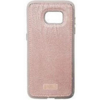 Θήκη Σιλικόνης Με Σχέδια Δέρμα Για Samsung Galaxy J5 (2016) Ροζ