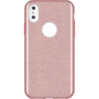 Θήκη Σιλικόνης Glitter Shining Για Huawei Y7 2019 / Y7 Prime 2019 light pink