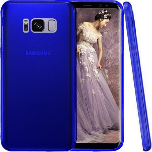 Θήκη Σιλικόνης Για Samsung Galaxy S8 Plus Μπλε