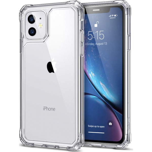 Θήκη Σιλικόνης Antishock Για Apple iPhone 11 Διάφανη