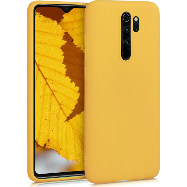 Θήκη Σιλικόνης Για Xiaomi Redmi Note 8 Pro Κίτρινη