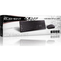 Keyboard & Mouse Wireless Element KB-260WMS v2.0