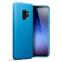 Θήκη Σιλικόνης Για Samsung Galaxy S9 Γαλάζιο Matt