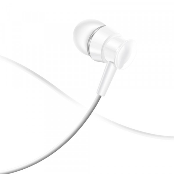XO Wired earphones S25 jack 3,5mm Λευκά
